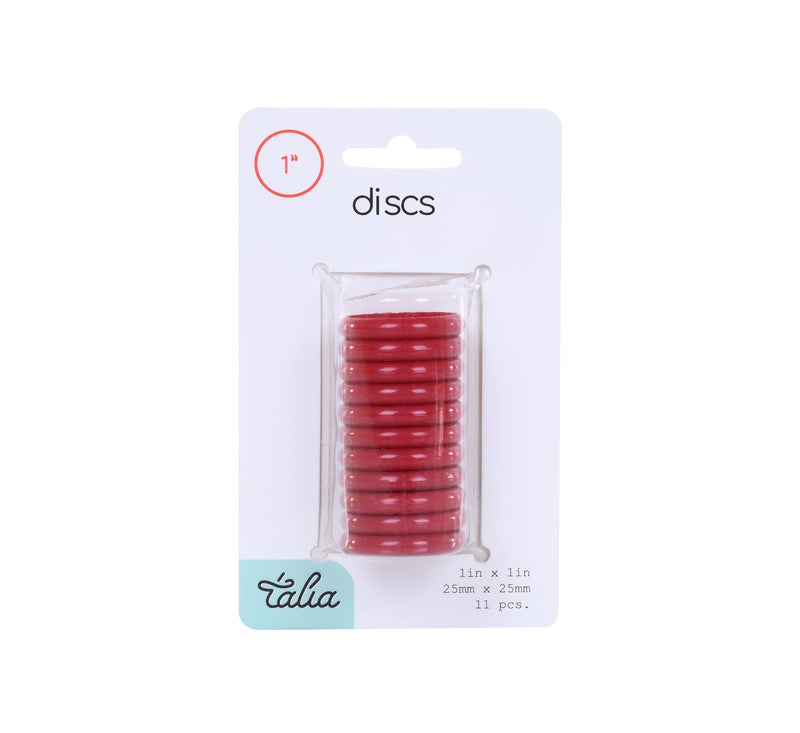 Talia Discbound Notebook - Discs (Chili Oil, 1inch) - Image 3